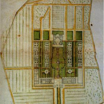 Piantina antica, Eremo di Monte Giove - Fano